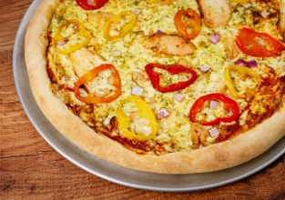 Pesto Chicken Pizza